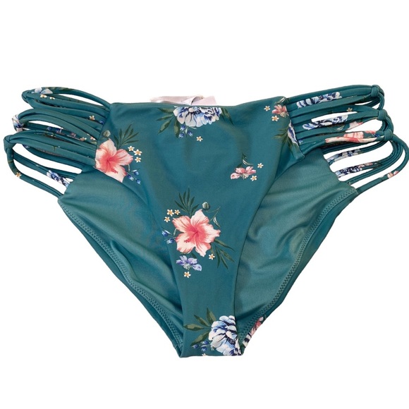 O’Neill swim bikini bottoms large chan floral full coverage NWT - Picture 4 of 9
